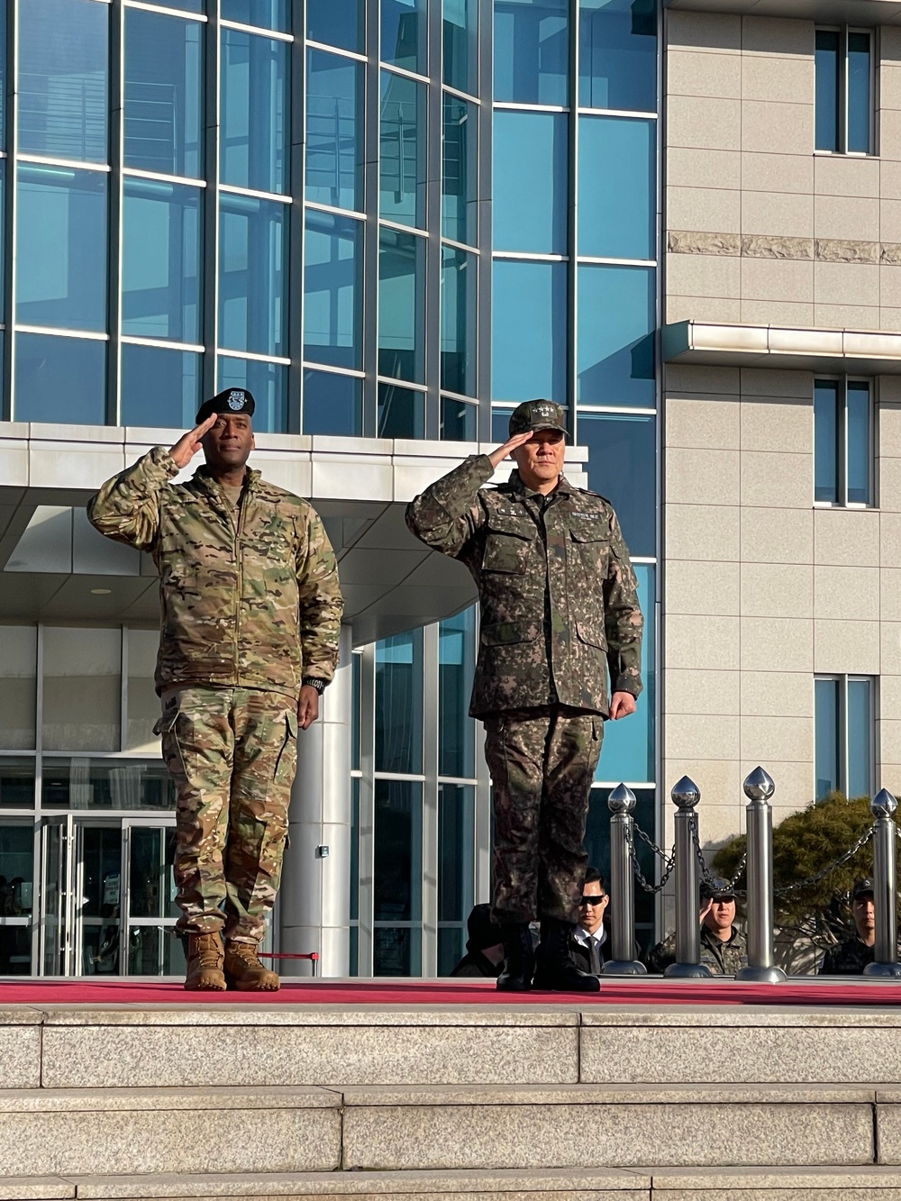 Gen Brunson visits ROK CJCS