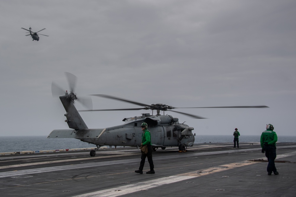 USS Carl Vinson (CVN 70) Conducts Routine Flight Operations in the South China Sea