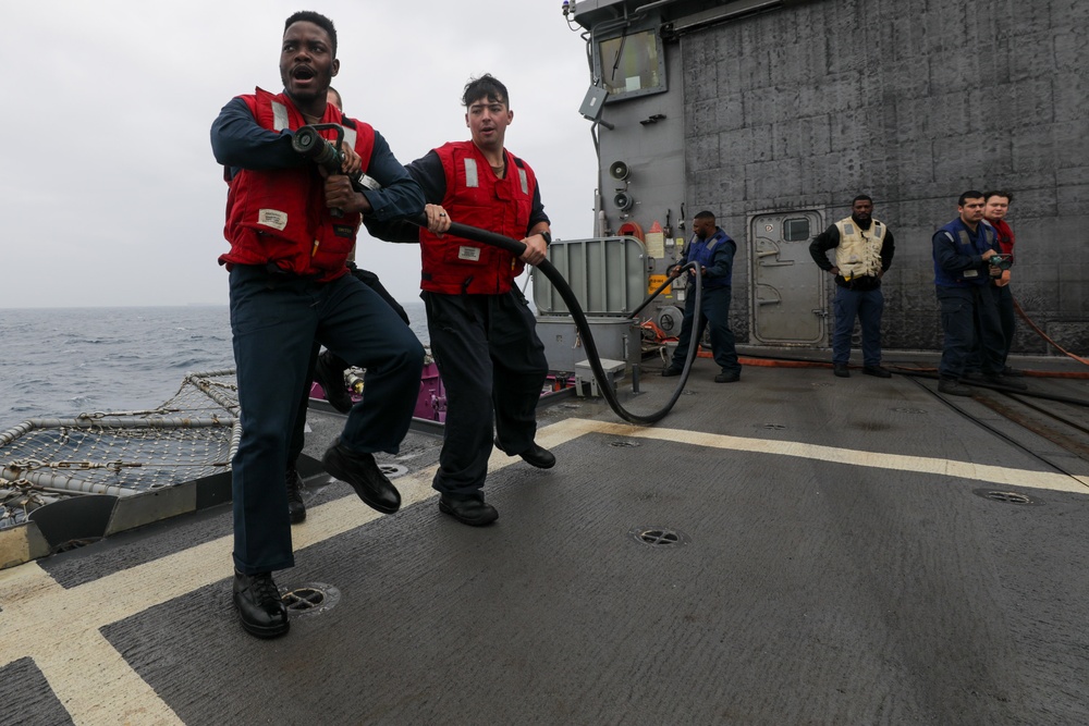 USS Princeton conducts routine operations as part of the Carl Vinson Carrier Strike Group