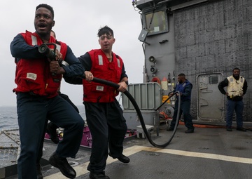 USS Princeton conducts routine operations as part of the Carl Vinson Carrier Strike Group