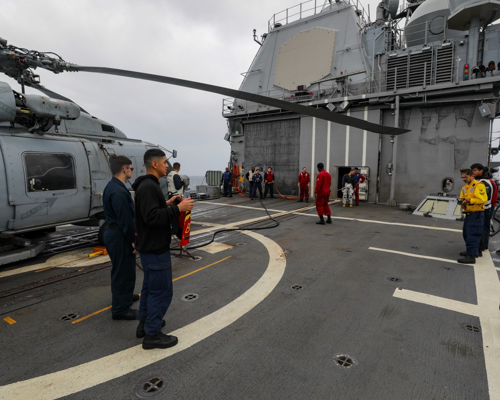 USS Princeton conducts routine operations as part of the Carl Vinson Carrier Strike Group