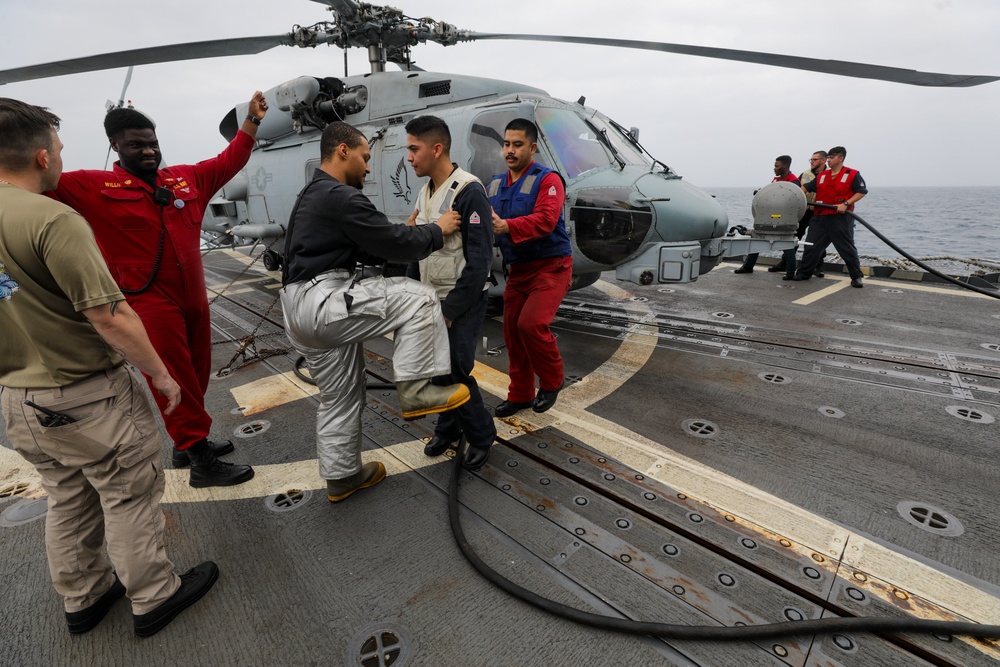 USS Princeton conducts routine operations as part of the Carl Vinson Carrier Strike Group