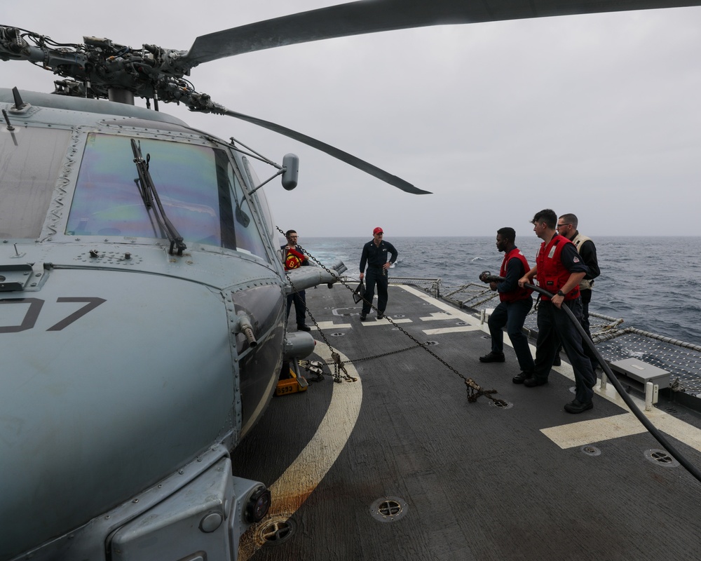 USS Princeton conducts routine operations as part of the Carl Vinson Carrier Strike Group