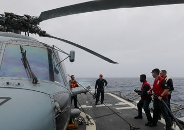 USS Princeton conducts routine operations as part of the Carl Vinson Carrier Strike Group