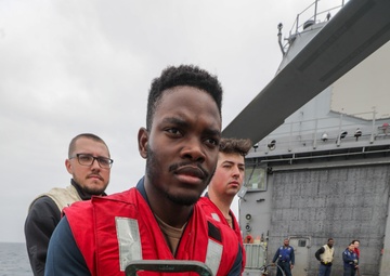 USS Princeton conducts routine operations as part of the Carl Vinson Carrier Strike Group