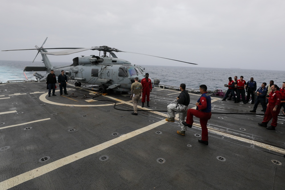 USS Princeton conducts routine operations as part of the Carl Vinson Carrier Strike Group