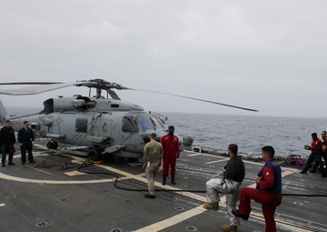 USS Princeton conducts routine operations as part of the Carl Vinson Carrier Strike Group