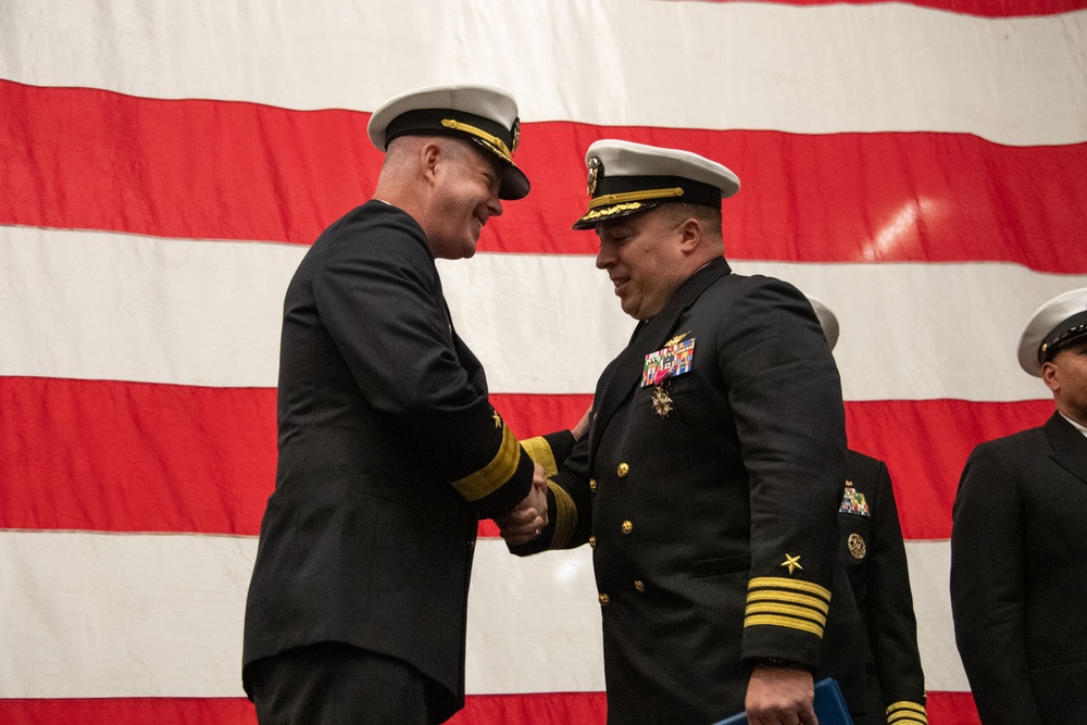 USS America (LHA 6) Conducts Change of Command Ceremony