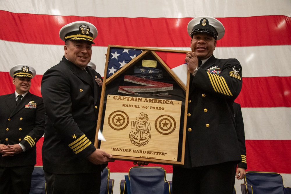 USS America (LHA 6) Conducts Change of Command Ceremony