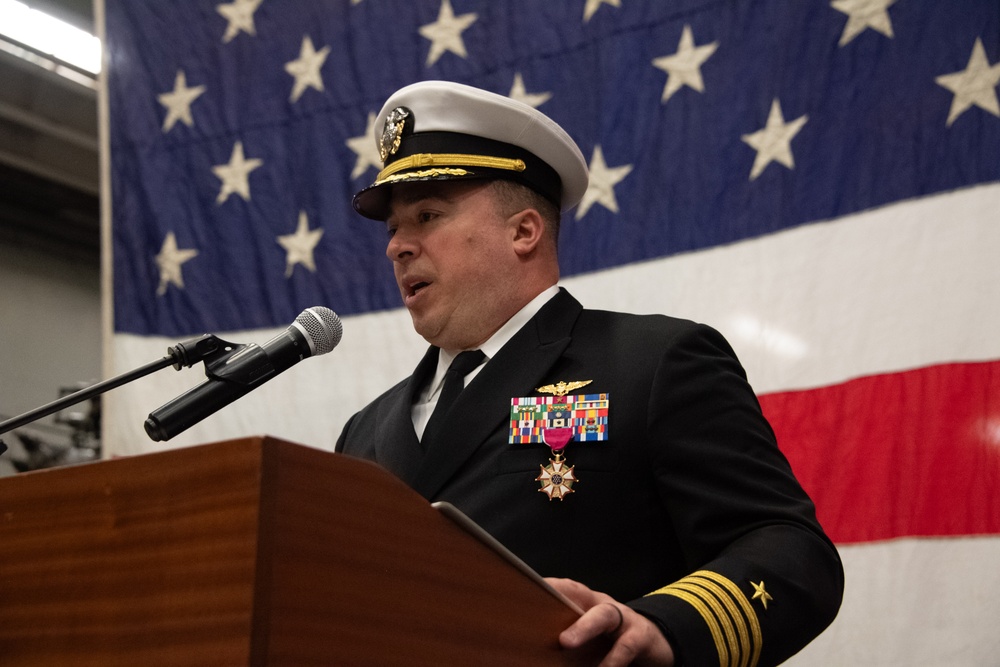 USS America (LHA 6) Conducts Change of Command Ceremony