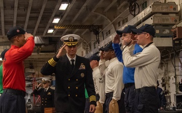 USS America (LHA 6) Conducts Change of Command Ceremony