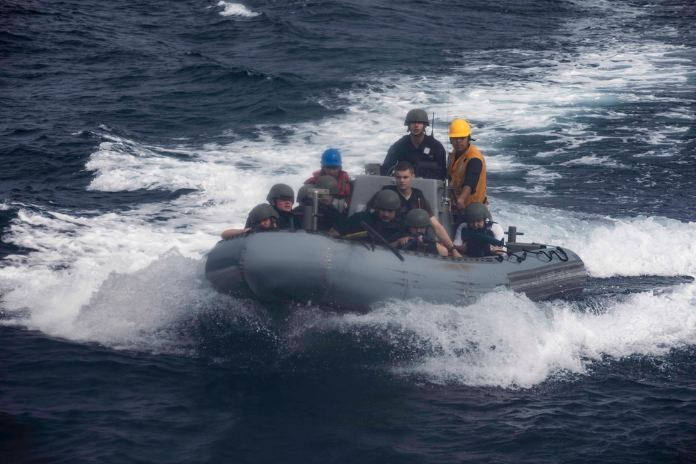 USS Higgins Conducts Training Drills