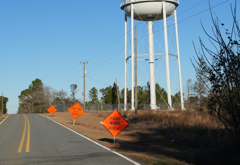 Hurricane Helene Recovery: Temporary Debris Management Site in Montgomery County, Georgia.