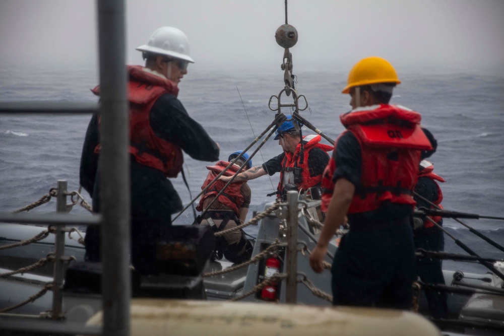 USS Higgins Conducts Training Drills