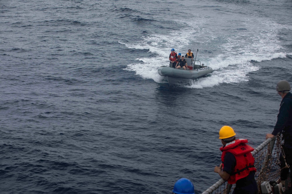 USS Higgins Conducts Training Drills