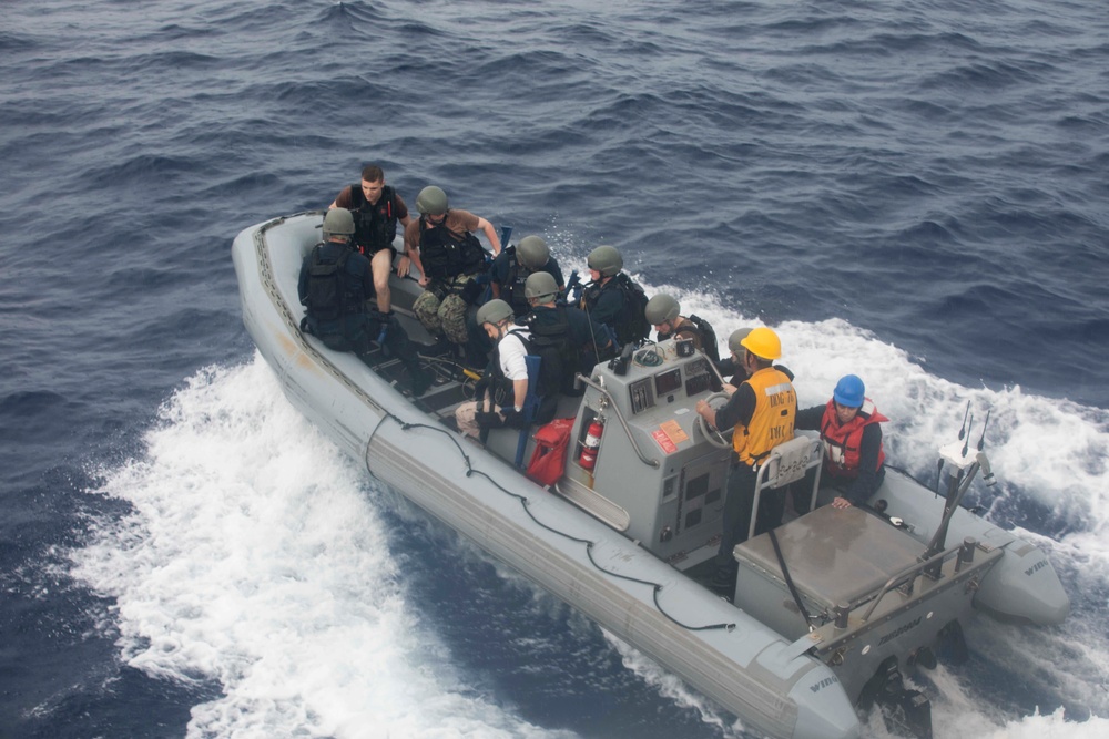 USS Higgins Conducts Training Drills