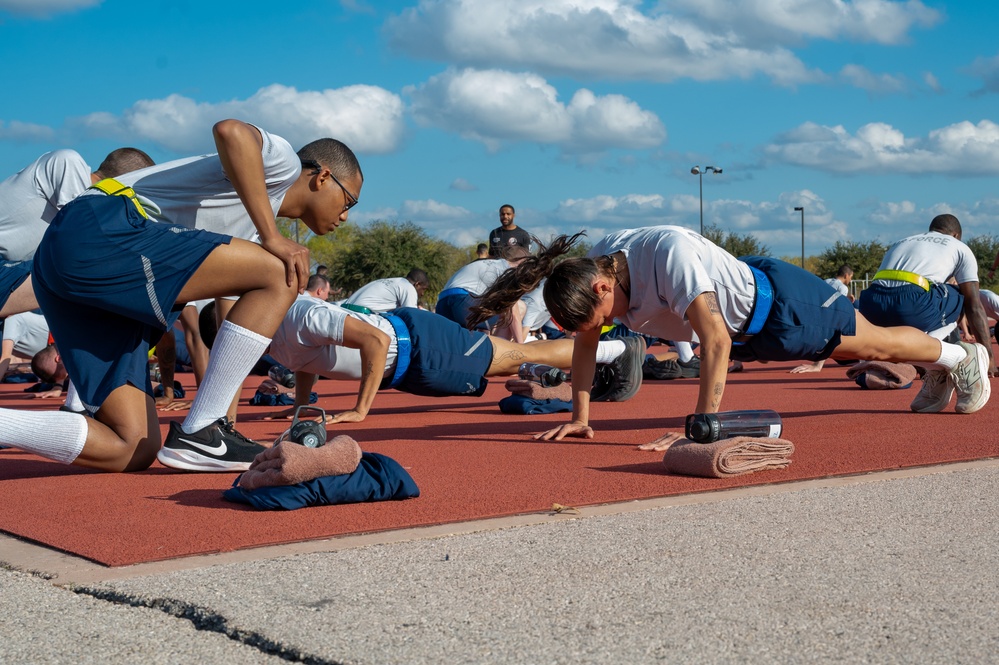 Olympic athlete completes Basic Military Training