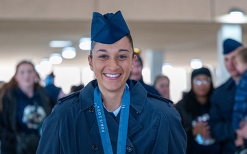 Olympic athlete completes Basic Military Training