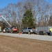 Hurricane Helene Recovery: Temporary Debris Management Site in Candler County, Georgia.