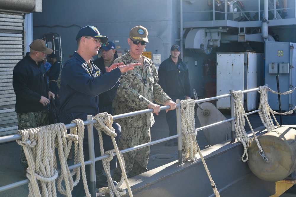 SWOBOSS Visits USS Comstock