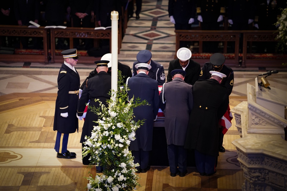 Ceremonial Honor Guard participates in State Funeral of President Jimmy Carter