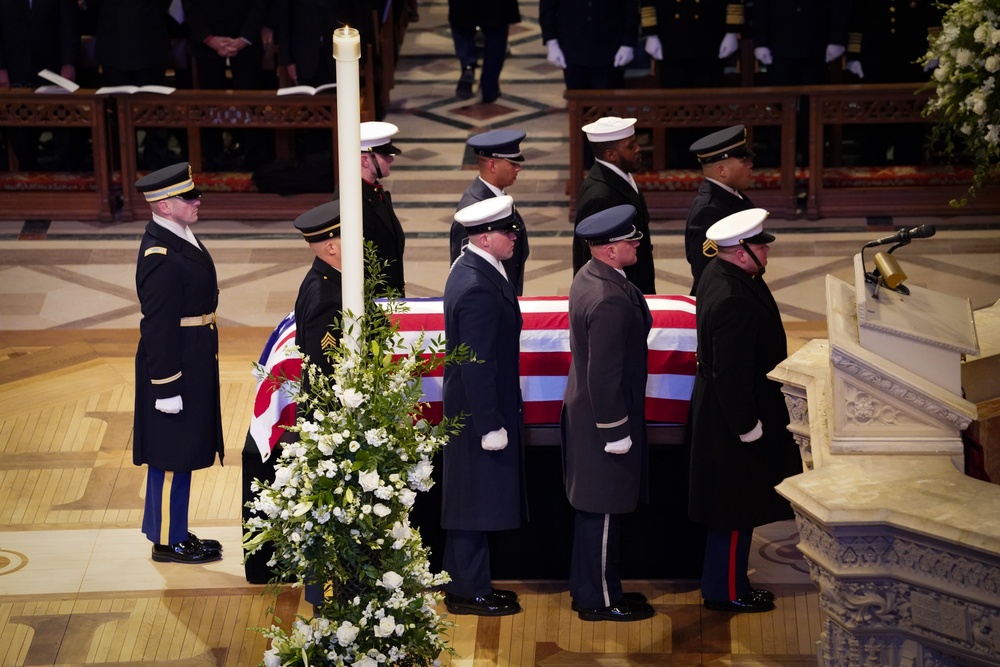 Ceremonial Honor Guard participates in State Funeral of President Jimmy Carter