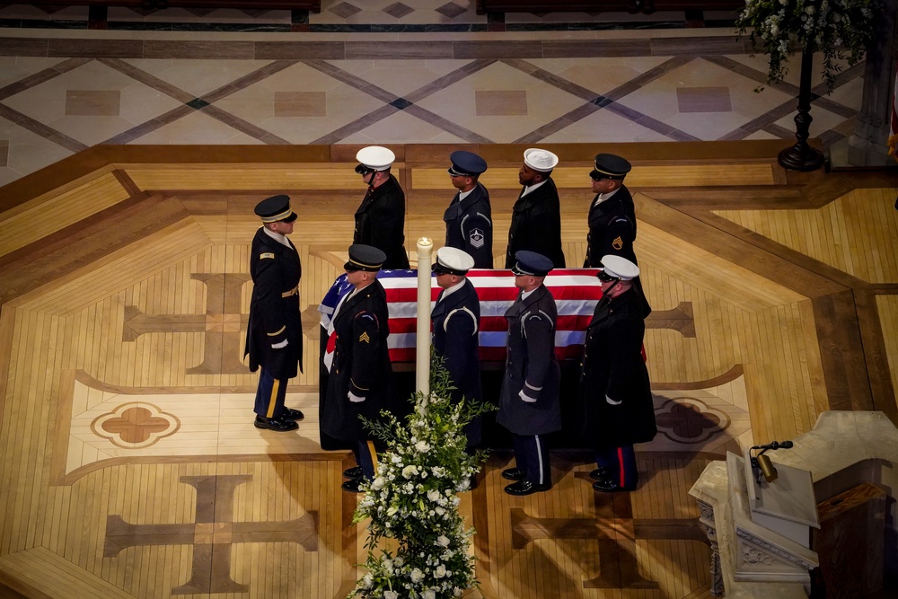 Ceremonial Honor Guard participates in State Funeral of President Jimmy Carter