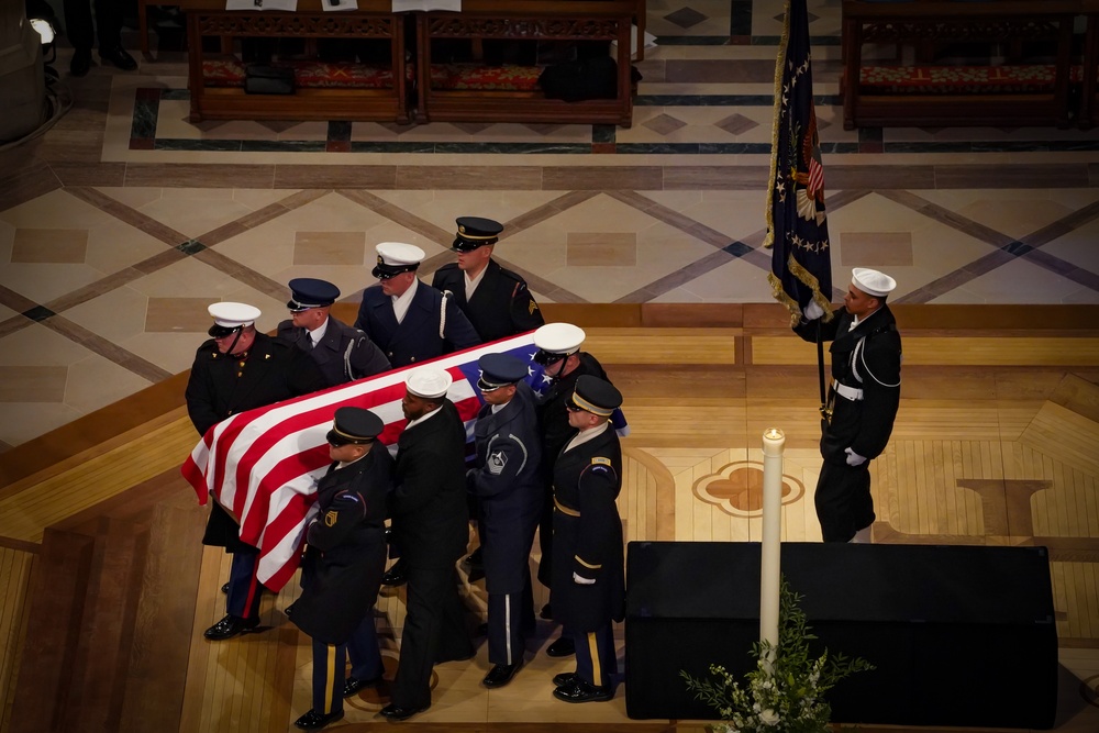 Ceremonial Honor Guard participates in State Funeral of President Jimmy Carter