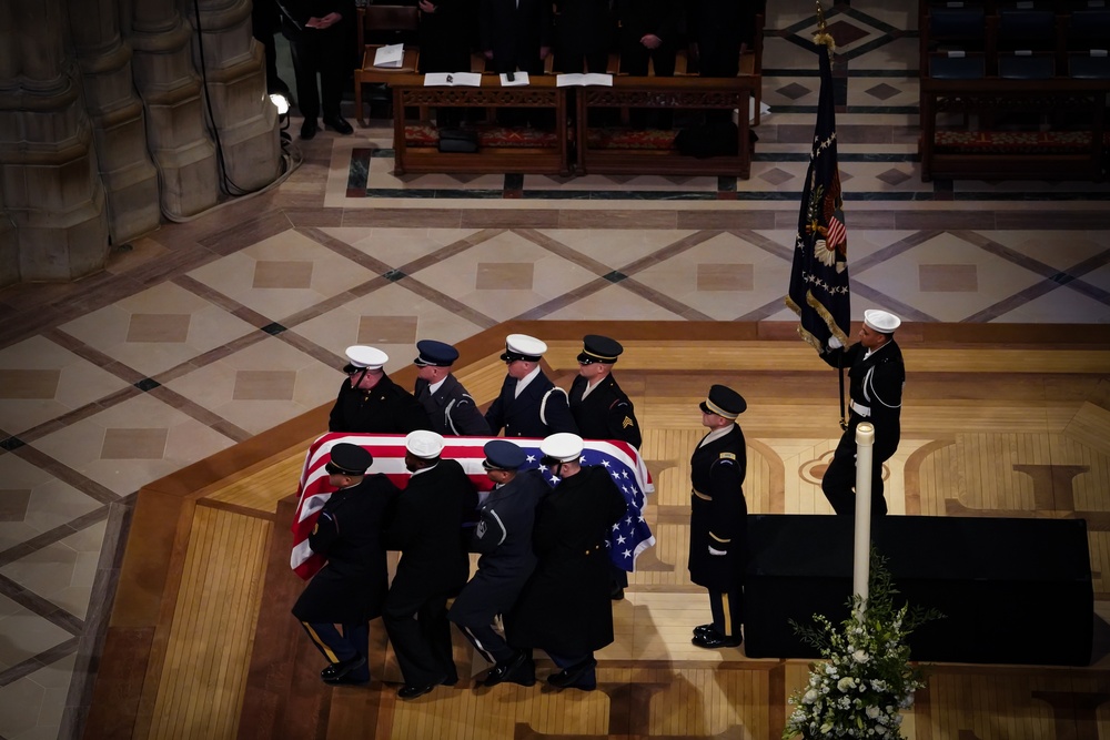 Ceremonial Honor Guard participates in State Funeral of President Jimmy Carter