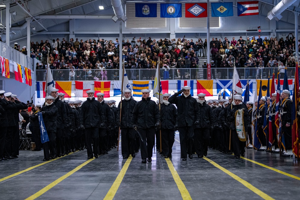 Recruit Training Command Pass in Review January 09, 2025