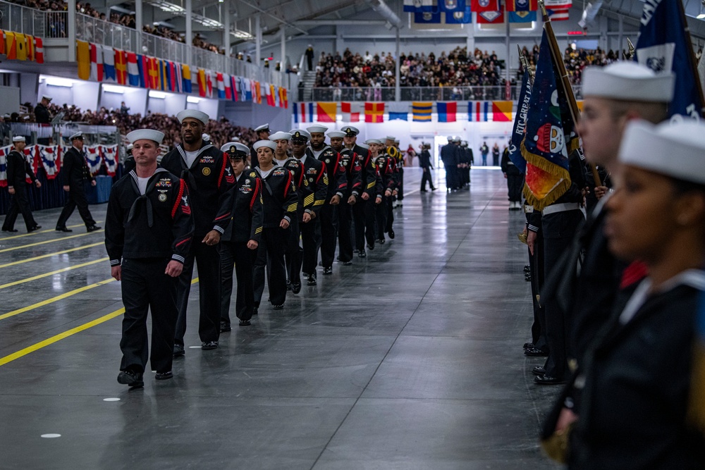 Recruit Training Command Pass in Review January 09, 2025