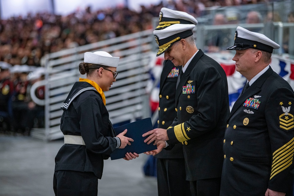 Recruit Training Command Pass in Review January 09, 2025