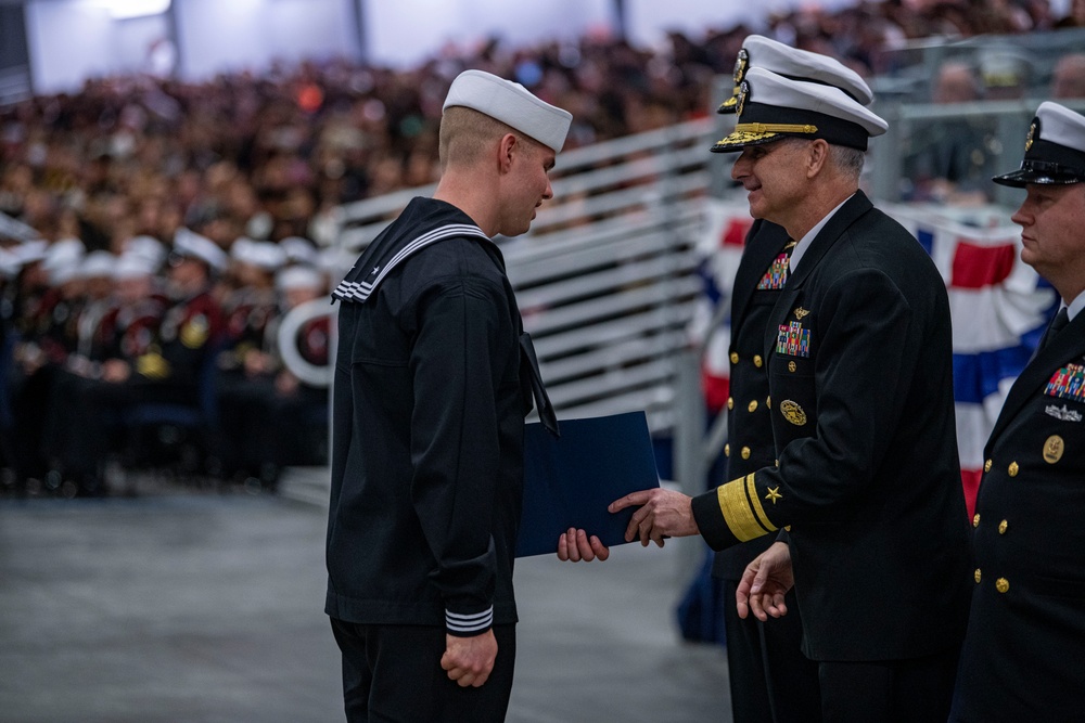 Recruit Training Command Pass in Review January 09, 2025