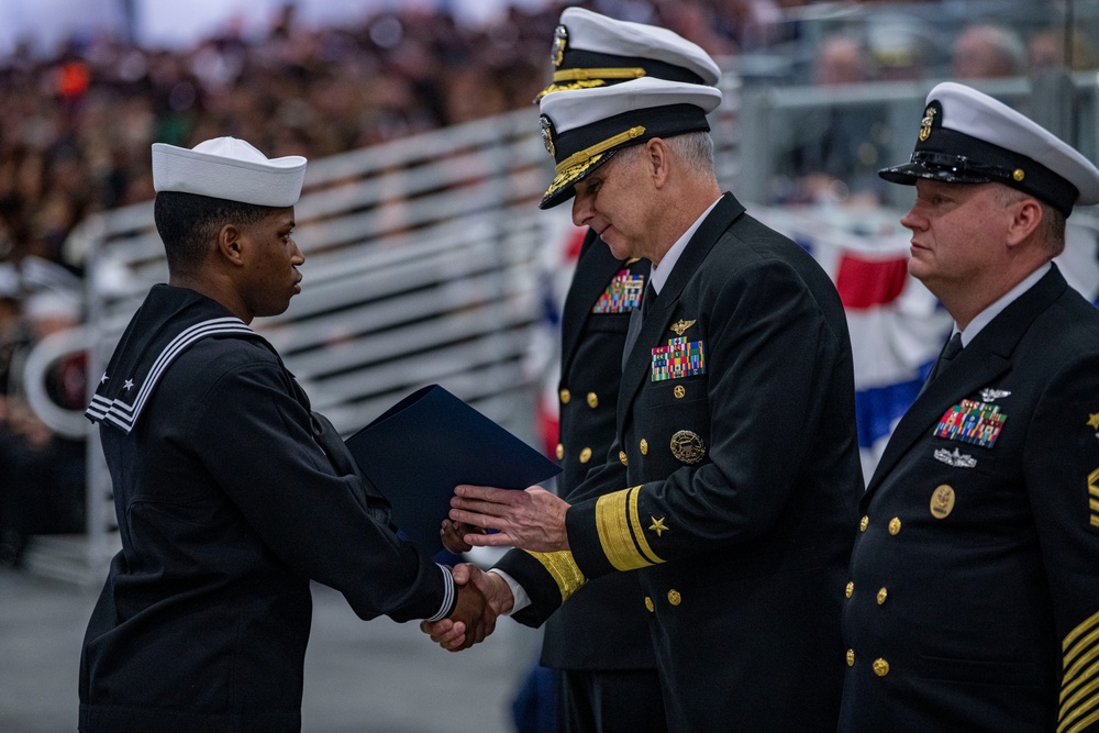 Recruit Training Command Pass in Review January 09, 2025