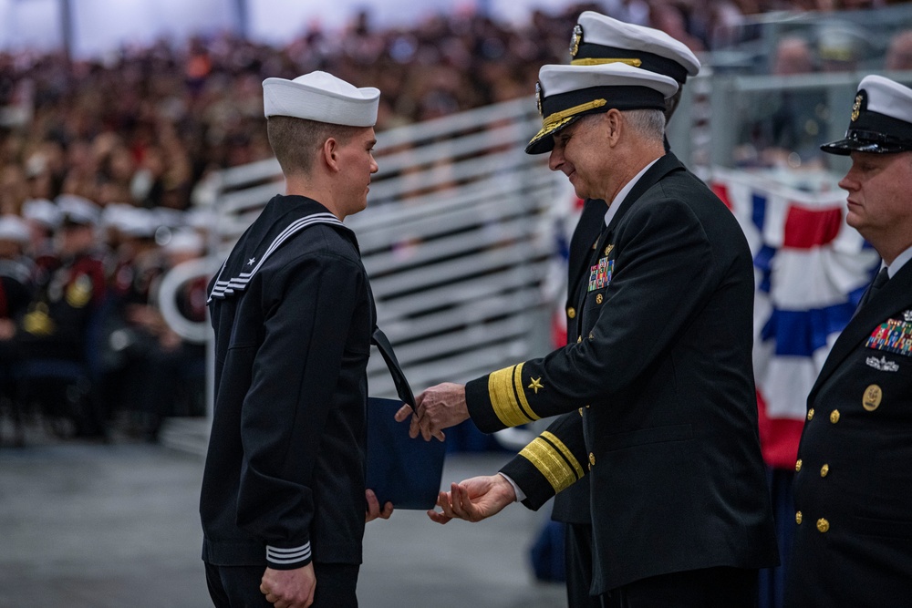 Recruit Training Command Pass in Review January 09, 2025