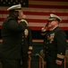 U.S. Navy Cmdr. James Koffi relieves U.S. Navy Cmdr. Chance Smith as commanding officer of USS Truxtun (DDG 103)