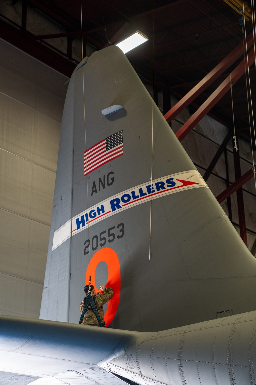 152nd Airlift Wing's MAFFS 9 being prepped for activation in support of the Los Angeles wildfires