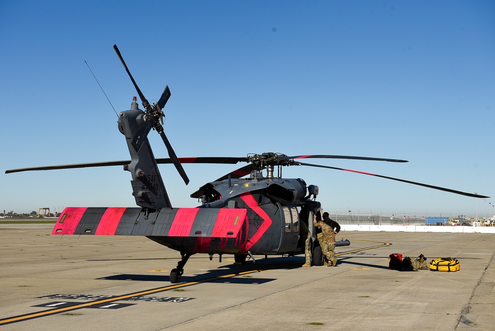 129th Rescue Wing prep for L.A. Fire