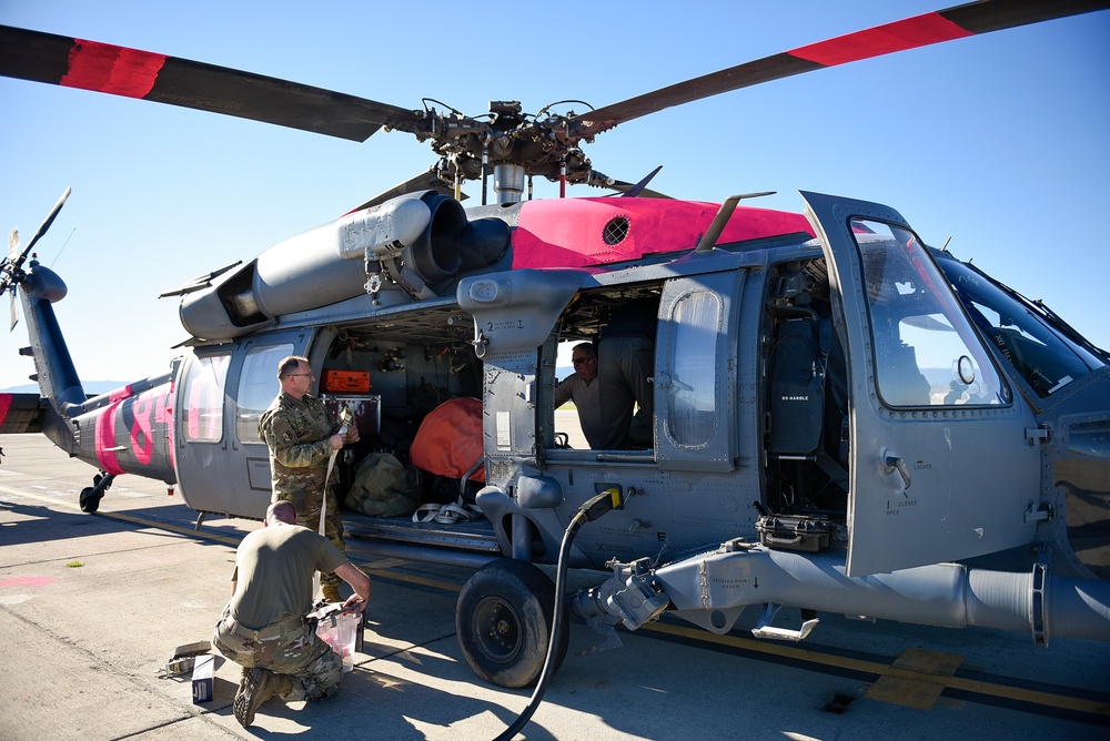 129th Rescue Wing prep for L.A. Fire