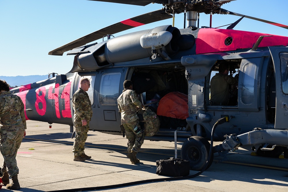 129th Rescue Wing prep for L.A. Fire