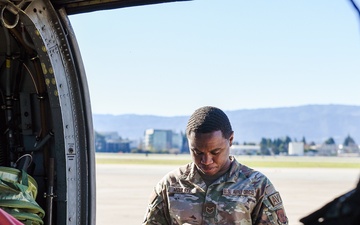 129th Rescue Wing prep for L.A. Fire