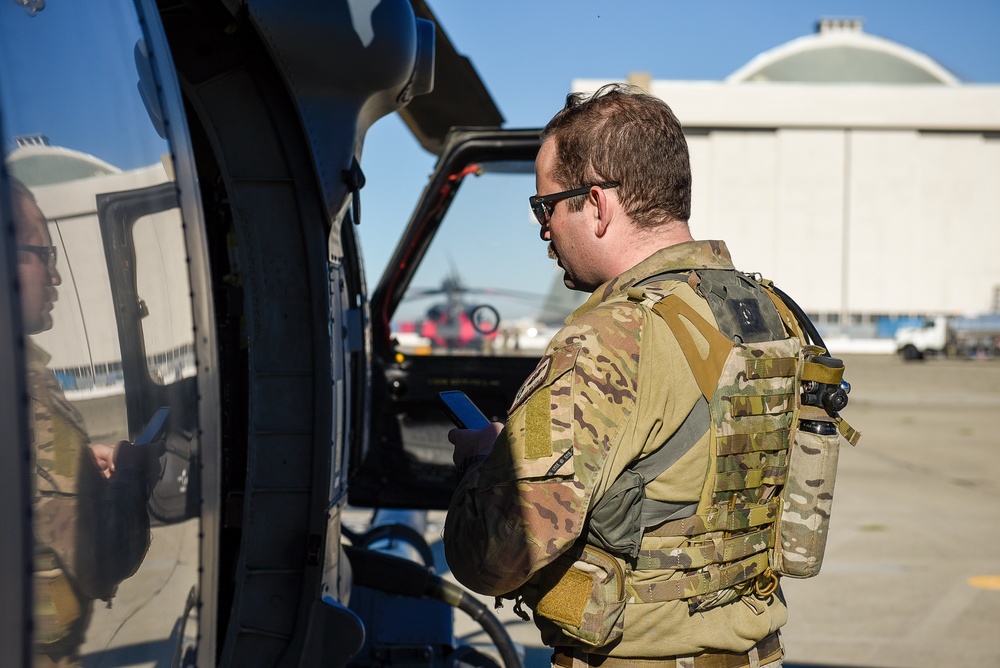 129th Rescue Wing prep for L.A. Fire