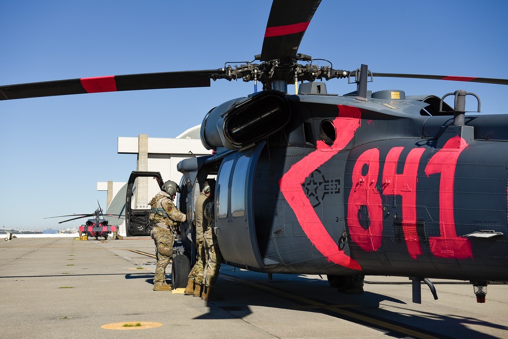 129th Rescue Wing prep for L.A. Fire