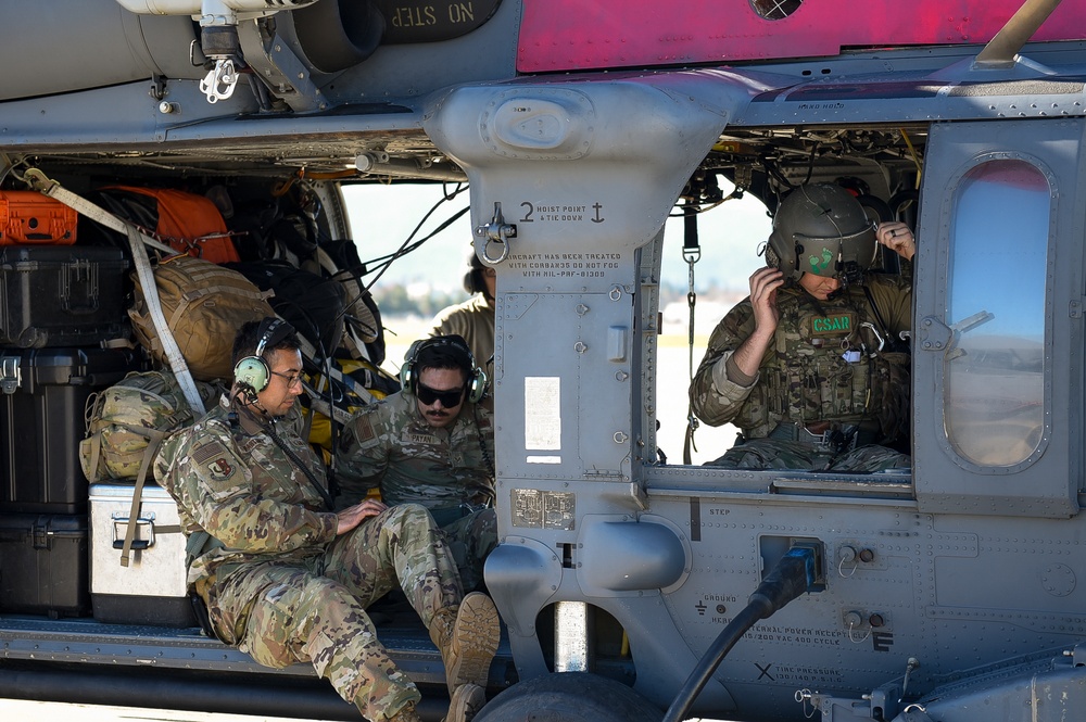 129th Rescue Wing prep for L.A. Fire