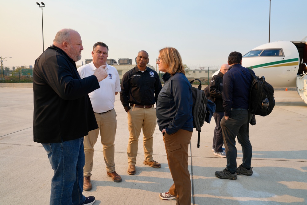 FEMA Administrator Arrives in California