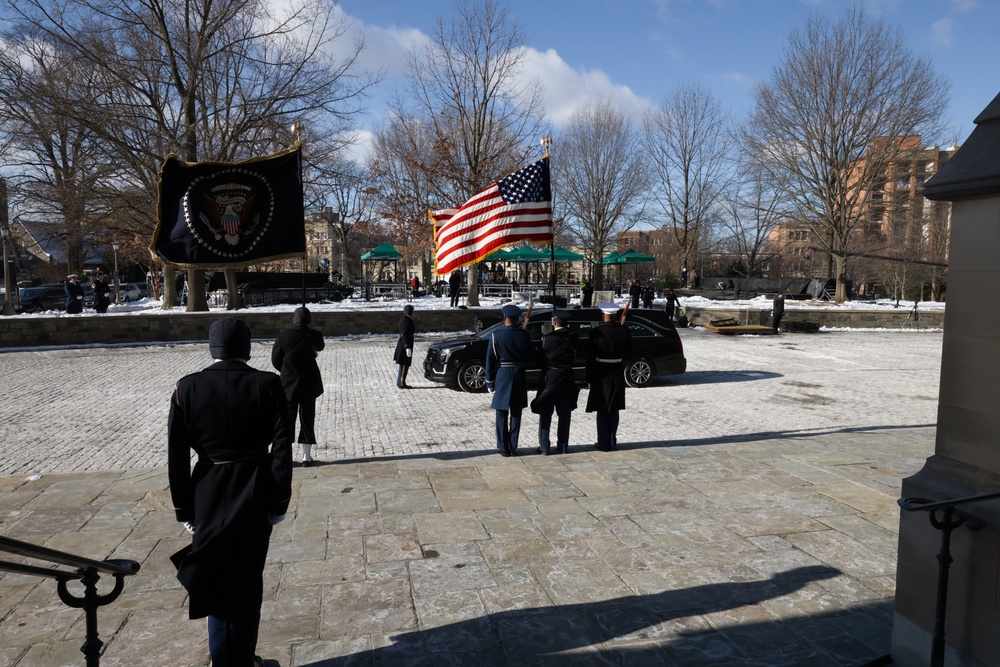 Washington National Cathedral State Funeral Rehearsal