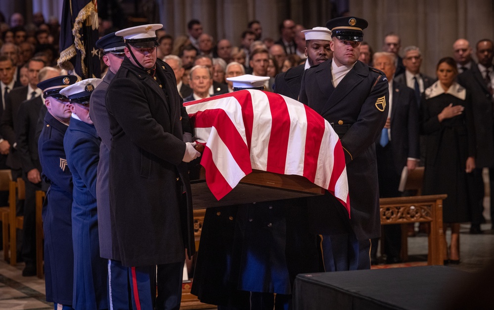 State Funeral held for President Jimmy Carter Washington National Cathedral