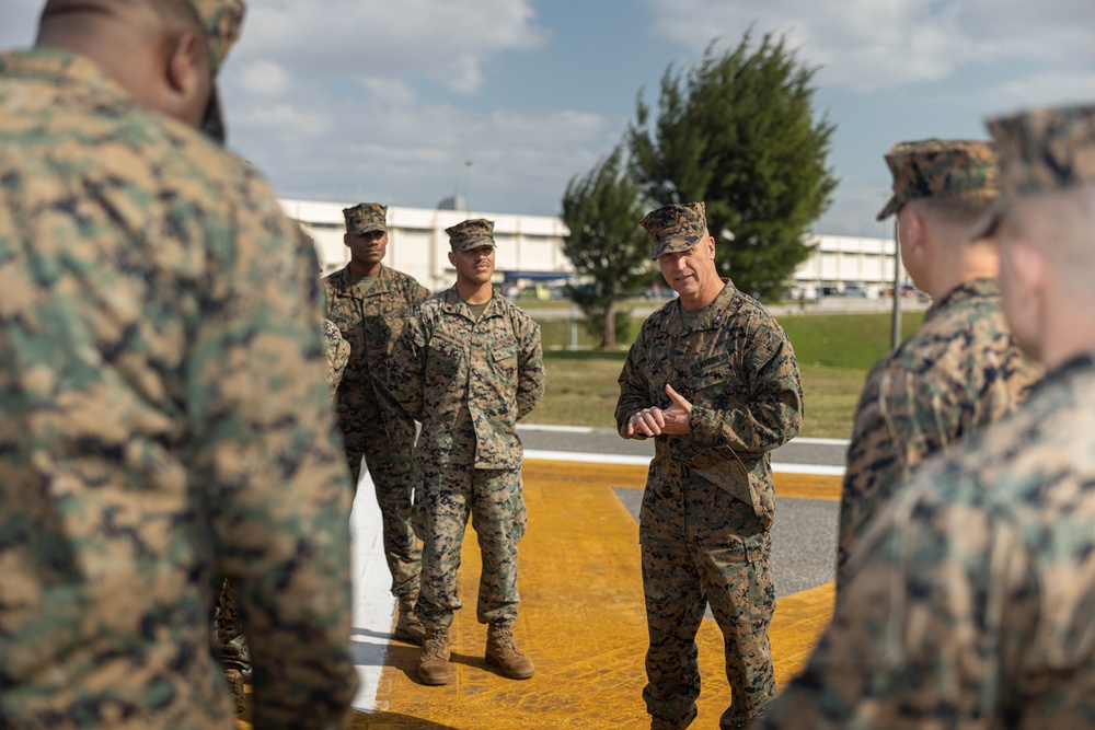 3rd Marine Logistics Group Purple Heart Ceremony