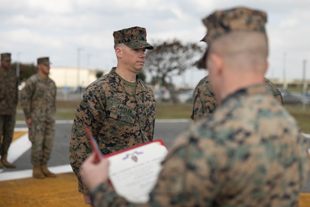 3rd Marine Logistics Group Purple Heart Ceremony