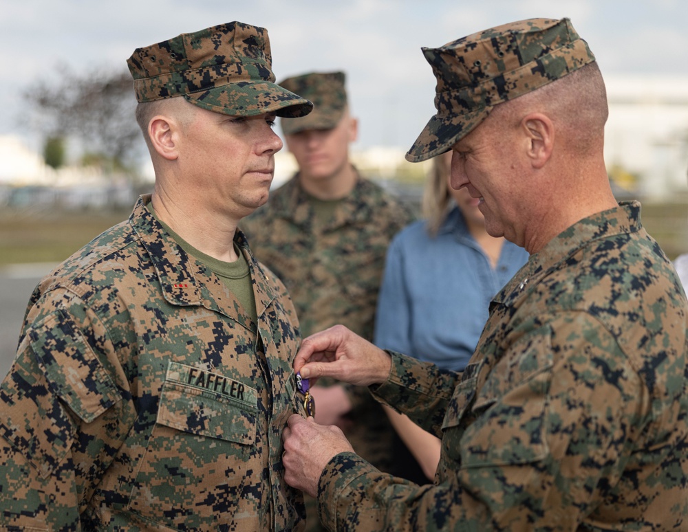 3rd Marine Logistics Group Purple Heart Ceremony